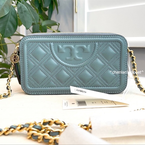 🎀NeW! Tory Burch Fleming Double Zip Mini Bag - Picture 3 of 16